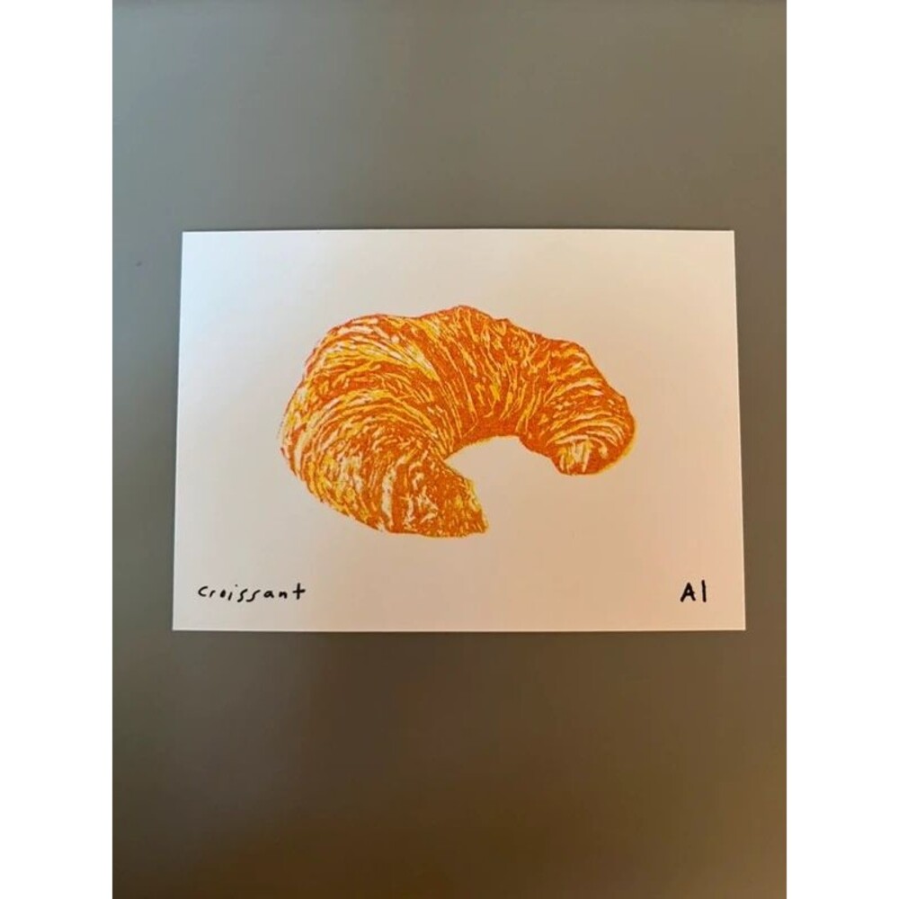 Ana Inciardi Mini Print - Croissant